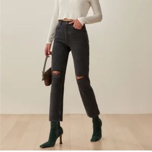 Cynthia High Rise Straight Jeans NWT